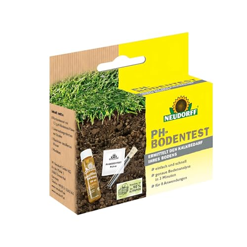 Weedness Neudorf pH-Bodentest pH Teststreifen - Pflanzen Test pH-Streifen pH-Messgerät pH-Tester Boden Messgerät