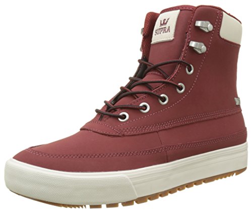 Supra Oakwood Brick Red/Silver/Bone White Men's 8.5, Women's 10