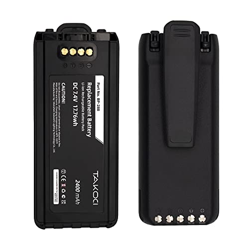TAKOCI Replacement Battery for BP-288 IC-A25 IC-A25N IC-A25NE IC-A25CE 2400mAh/7.4V