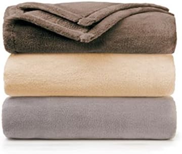 Golden Mills Coral Fleece Golden Gem Blankets, King Size, Set of 12 Blankets, Fawn Color