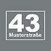 Produktbild Mülltonnen Aufkleber "Hausnummer & Straße" oder auch Nachname, Aufkleber aus Hochleistungsfolie, Hausnummer, Mülltonne, Mülleimer, viele Farben zur Auswahl, klebt auf allen glatten Flächen, UV & Seewasserfest,Vinyl, Sticker, Ziffer, Buchstabe,Klebeziffer, Klebeziffern, Klebezahlen, Zahlen, Straßennenm