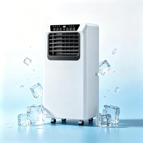HUANQIN Aire Acondicionado Portátil 12000 BTU Unidad AC de Pie Potente Enfriamiento Rápido para Salón Dormitorio y Sala de Juegos hasta 55 m², Aparato Climatizador Móvi, 12000BTU HUANQIN Aire Acondicionado Portátil 12000 BTU Unidad AC de Pie Potente Enfriamiento Rápido para Salón Dormitorio y Sala de Juegos hasta 55 m², Aparato Climatizador Móvi, 12000BTU