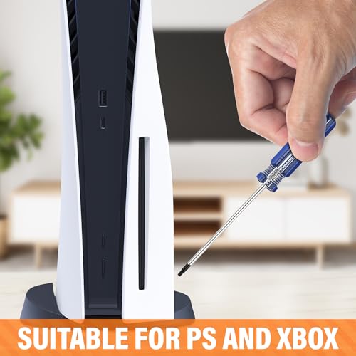 Image of T8 Torx Screwdriver with Magnetic Tip - 5.11 inch TR8 Tamper-Resistant Star Driver, Hardened Steel Shaft, Non-Slip Handle - Torx T8 Screwdriver for Game Controllers, Electronics, Laptops & Phone Repair