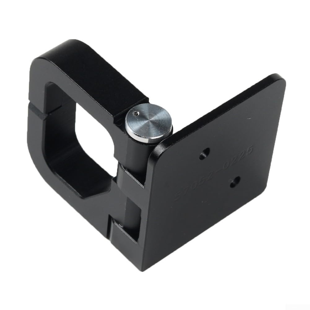 Gancio anteriore per moto in lega di alluminio per SH125/SH150/SH Mode 125, leggero, antiruggine, staffa di montaggio sicura (10 x 10 x 5 cm) (nero)