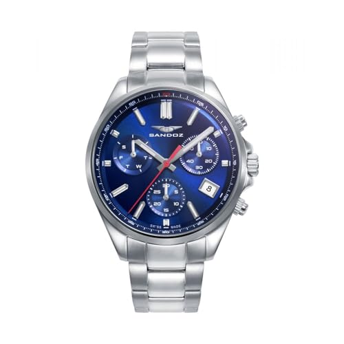 Sandoz Reloj Hombre Swiss Made Acero Esfera Azul 83003-37 Sandoz Reloj Hombre Swiss Made Acero Esfera Azul 83003-37