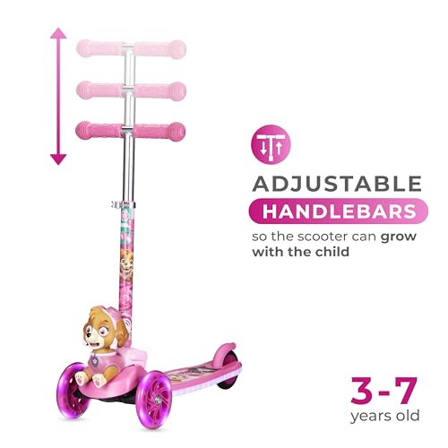 Image of Kick Scooter for Kids, 3 Wheel Self Balancing, Light Up LED Wheels