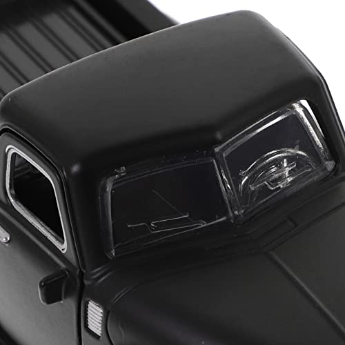 Nuobesty Retro Old Pickup Truck Model Vintage Truck Figurine Alloy Car Vehicle Model Toy Table Centerpiece Christmas Red Truck Decoration New Year Birthday Gift Black #TOP7