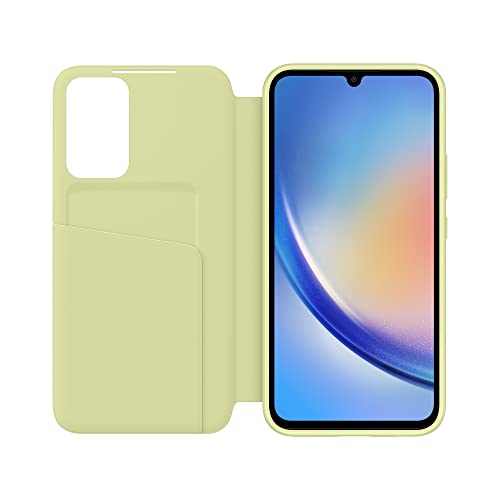 Samsung Smart View Wallet Case EF-ZA346 f&uuml;r das Galaxy A34 5G, Handyh&uuml;lle, Sch&uuml;tzh&uuml;lle in Lime