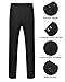 WULFUL Men's 2 Piece Suits Slim Fit Two Button Blazer Jacket Pants Set for Party,Wedding and Business Black