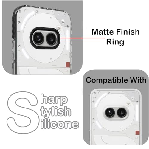 Image of A rtistque Ultra Stylish Back Cover Case for Nothing Phone 2a / 2A Plus 5G | Premium Shockproof TPU | Protective Design | Nothing Phone 2a / 2A Plus 5G Cover - Black