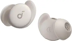 soundcore Sleep A20 da Anker Fone de Ouvido Bluetooth 5.3 Antirruído, Compacto e Confortável para Dormir de Lado, Áudio com IA, 80h de Bateria, Monitor de Sono e Alarme Personalizado, Branco