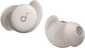 soundcore Sleep A20 da Anker Fone de Ouvido Bluetooth 5.3 Antirruído, Compacto e Confortável para Dormir de Lado, Áudio com IA, 80h de Bateria, Monitor de Sono e Alarme Personalizado, Branco