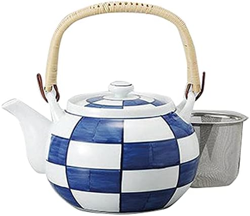 Set of 5, Arita Ware Earthenware Bottle, Arita Yaki Ichimatsu U No. 6 Earthenware Bottle, 28.1 fl oz (800 cc), Restaurant, Ryokan, Japanese Tableware, Restaurant, Commercial Use, Tableware, Tableware