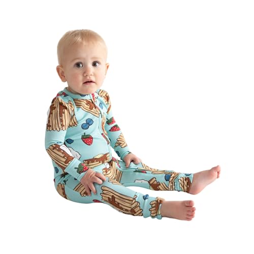 Image of Posh Peanut Convertible Baby Sleepers - Footless Baby Pajamas with 2 Way Zipper for Easy Diaper Changes