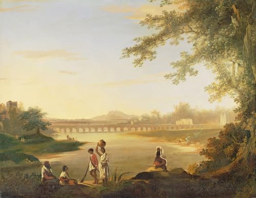 Pintura murales lienzo el puente Marmalong decoración hogar y salón 60x90cm