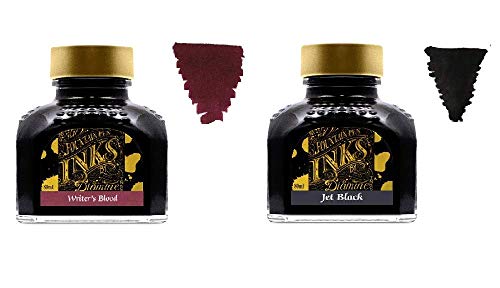 Diamine encre pour stylo plume flacons 80ml de prestige Writers Blood Black