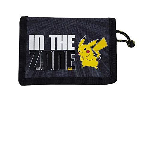CYP BRANDCYPBRANDS BR-301-PK Pokemon Wallet Pikachu, Black/White, Medio