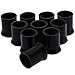 Dophee 10Pcs Black Length 1.7cm 0.67".Soft Rubber Tobacco Smoking Pipe Tip Grips Tool