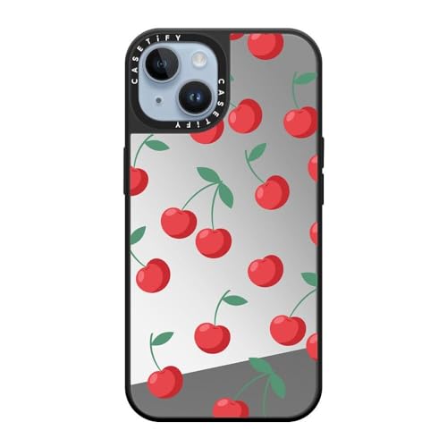 Coque miroir iPhone 14 CASETiFY Cerises pour des selfies parfaits partout