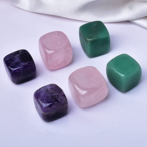 Piedras de whisky Green aventurine set de 6 miniatura 7