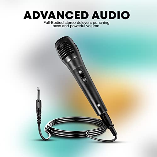 Image of UBONSP-8005 Sound Aura 1200mAh Lightweight v5.0 Bluetooth Wireless Portable Speaker with 3.5mm Karaoke Mic, Support TF Card /USB /AUX, HD Sound, in-Built FM, Bluetooth Speaker, Speaker (camo)