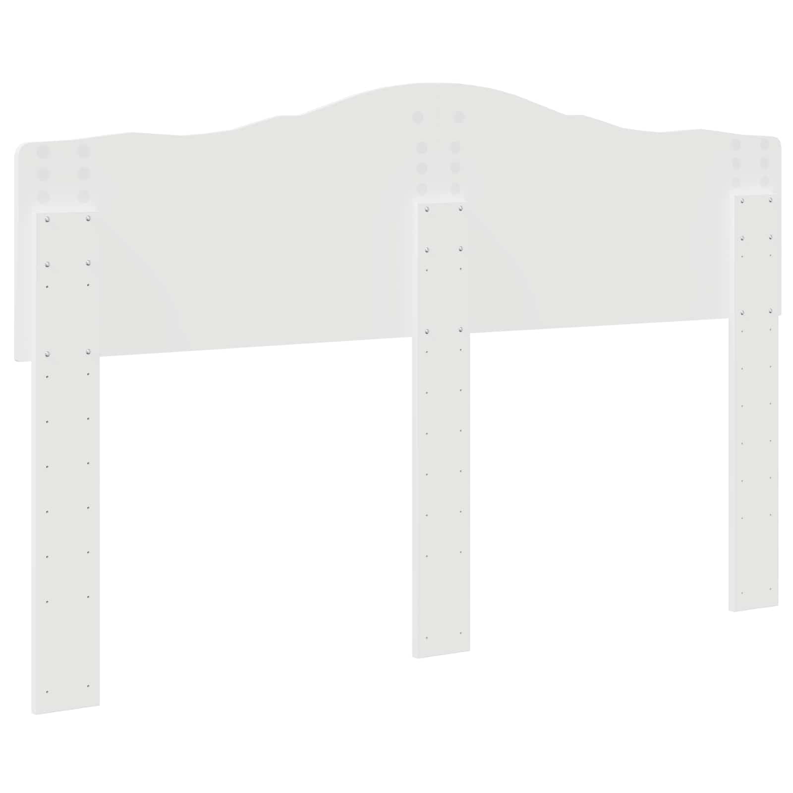 Cabecero blanco de madera de 163 x 90 cm moderno cabecero de cama para dormitorio con fácil montaje y acabado de fácil cuidado con accesorios a juego para marco de cama y montaje en pared