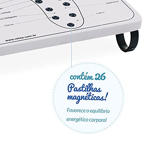 Apoio Ergonômico para Pés Magnético Massageador Ajustável 3 Níveis