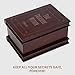 Bits and Pieces - Elegant Treasure Box - Premium Quality Jewelry Box - Secret Box with Brainteaser Puzzle for Gifts or Valuables - 7 x 5 x 3 ¾ inches