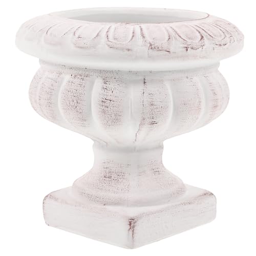 BESPORTBLE Vintage Roman Column Flowerpot Decorative Plant Holder for Wedding Decor Multi-Purpose...