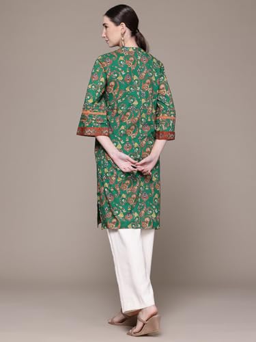 Image of Aarke Ritu Kumar Green Dandelion Kurta