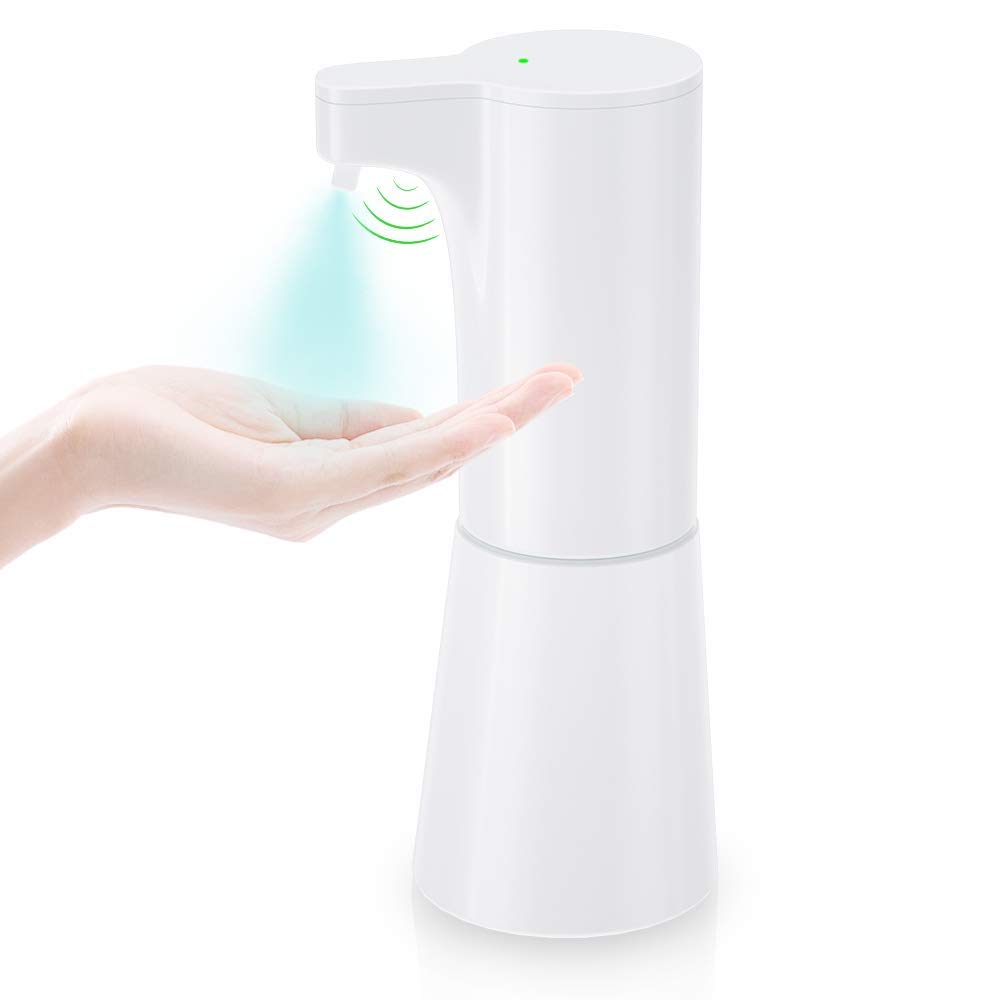 Automatic Soap Alcohol Dispenser Touchless,Infrared Motion Sensor Hand-Free Soap Dispenser Liquid Alcohol Sprayer for Kitchen Bathroom Hospital Restaurant (13.2oz/390ml)