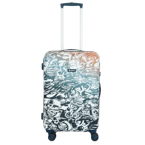 Image of NOVEX Ranger 28-Inch Trolley Suitcase for Men & Women | Polycarbonate Hard Shell Luggage Anti-Theft Zippers | Ideal for Office Trips, Travel & Weekend Getaways | Cyan
