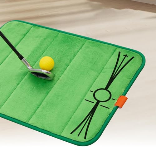 Tapis d'entraînement de swing de golf cadeau idéal mixte vert