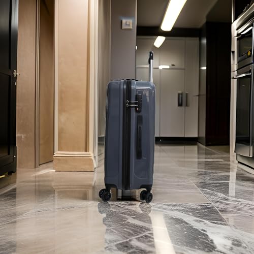 Image of Aristocrat Fortuner Check-in 65 Cm(Medium) Polypropylene 360 Degree 8 Wheels Trolley Bag for Travel Hard Case Luggage, Lightweight with TSA Lock & Robust Trolley with 3 Yrs Warranty (Slate Grey)