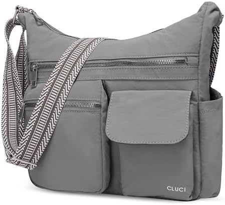CLUCI Waterproof Nylon Crossbody Bags For Women Trendy Fashion Shoulder Bag Purse For Ladies