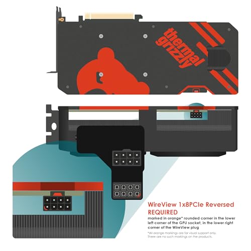 Thermal Grizzly Wireview adaptador de corriente con medidor de vatios OLED para PC 7