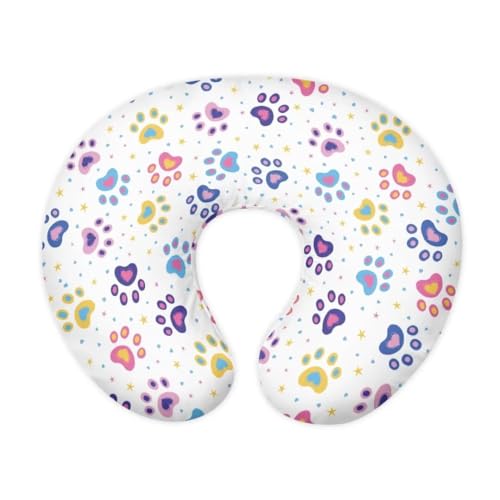 Zanxiantu Cute Dog Paw Nursing Pillow Covers Soft Pillow Covers for Baby Girls Removeable Breastfeeding Pillow Slipcover Snuggle Me Nursing Pillow Cover