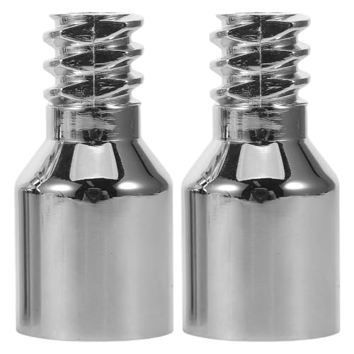 Adaptadores de conector roscado metálicos LIFKOME para fijar mangos de fregona inestables 2