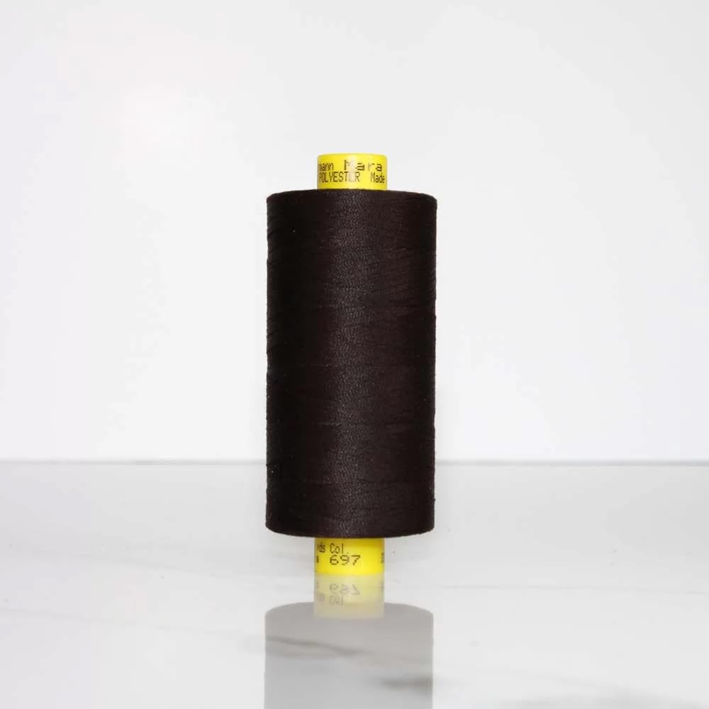 Gutermann Mara 120 All-Purpose Polyester Sewing Thread – 1000m Spool, UV Resistant, Silky Shine, Tear & Abrasion Resistant – Perfect for Sewing Machines or Hand Sewing/Colour-697