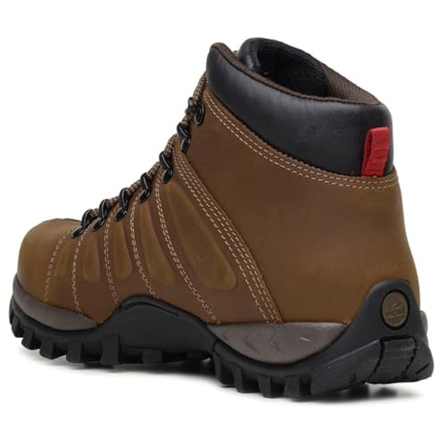 Bota de Segurança Macboot Uirapuru Botina Masculina EPI C.A (Brown, BR, Adulto, Numérico, 41)