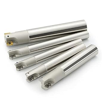 GBJ- 90 Degree Indexable End Mill Holder BAP300R C12-12-120 Milling Cutter Arbor with APMT1135PDER Carbide Inserts Holder Square Shoulder milling Face milling Slotting 300R C12-12-120-1T