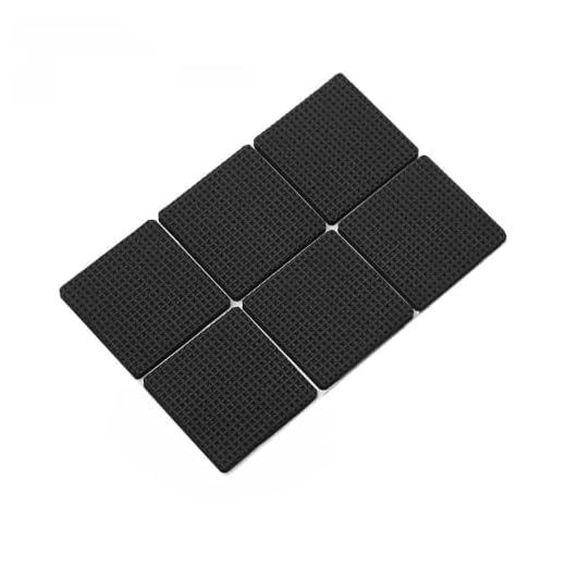 Feet Pads Cabinet Chair Leg Protector Self Adhesive Mat Furniture Table Floor Protectors Mat Floor Mat(C,Black)