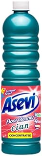 Asevi Concentrated Floor Cleaner Liquid, Hard Floor Cleaner, Laminate Floor Cleaner, 1L, Cian