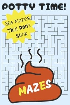 Paperback POTTY TiME PUZZLE MAZES: THE WHODUNNIT EDITION 174 PAGES Book