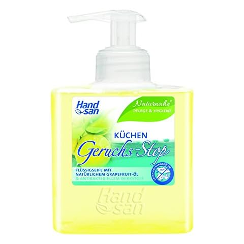 Handsan Küchen GERUCHS-STOP Flüssigseife im Spender 300 ml / Küchenseife flüssig mit natürlichem Grapefruit-Öl und antibakteriellem Wirkstoff Cover