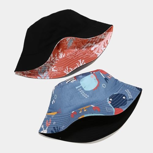 Image of Quanhaigou Bucket Hats Unisex Summer Travel Beach Fisherman Cap for Men Women Teens