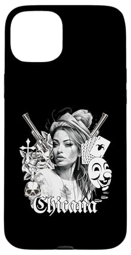 エッセイ「チカーノカルチャー」。チカーノ服 カミーサチカーナ スマホケース iPhone 15 Plus 用