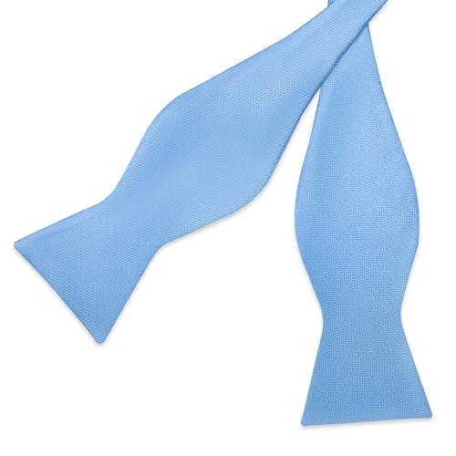 Image of DiBanGu Mens Silk Self Bow Tie Set 4PCS for Tuxedo Wedding