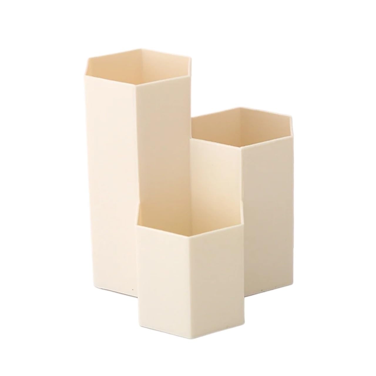 Ropicean 3 Compartment Desk Pen Holder - Stylish Pencil Organizer for School & Office