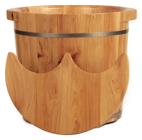 Tina de madera maciza para pies 42cm x 26cm miniatura 4